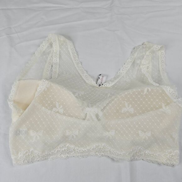 Wishlist Sheer Lace Bow Bralette size M - Picture 8 of 8